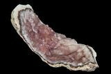 Pink Amethyst Geode Section - Argentina #113312-1